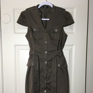 Express Military Style Dress